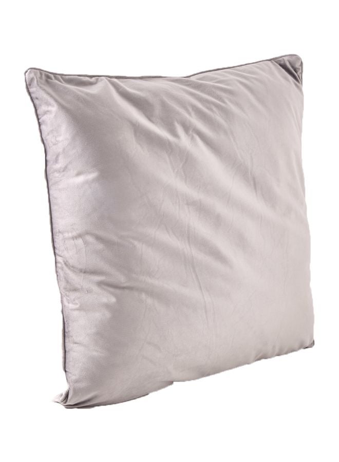 Home Box Dove Filled Cushion Polyester Grey 65x65cm  - Image 1