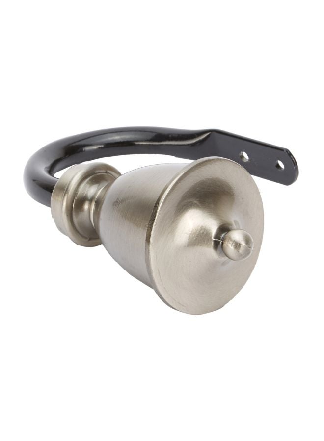 هوم بوكس مثبّت ستائر أفون - طقم من قطعتين أسود/فضي 10x15Ø³Ù†ØªÙŠÙ…ØªØ± - Image 2