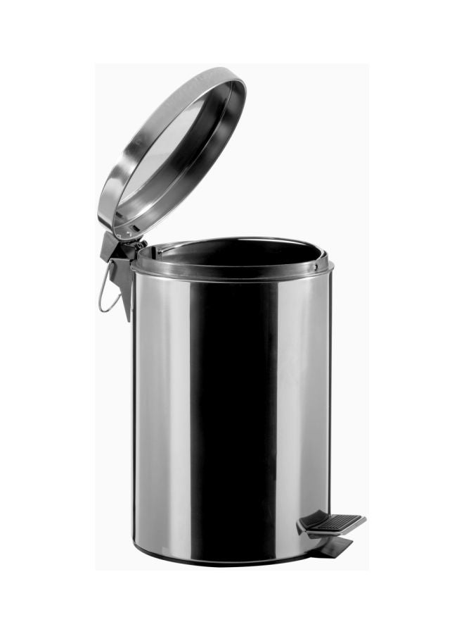هوم بوكس سلة مهملات بدوّاسة من تمارا أسود/ فضي 12لترات - Image 3