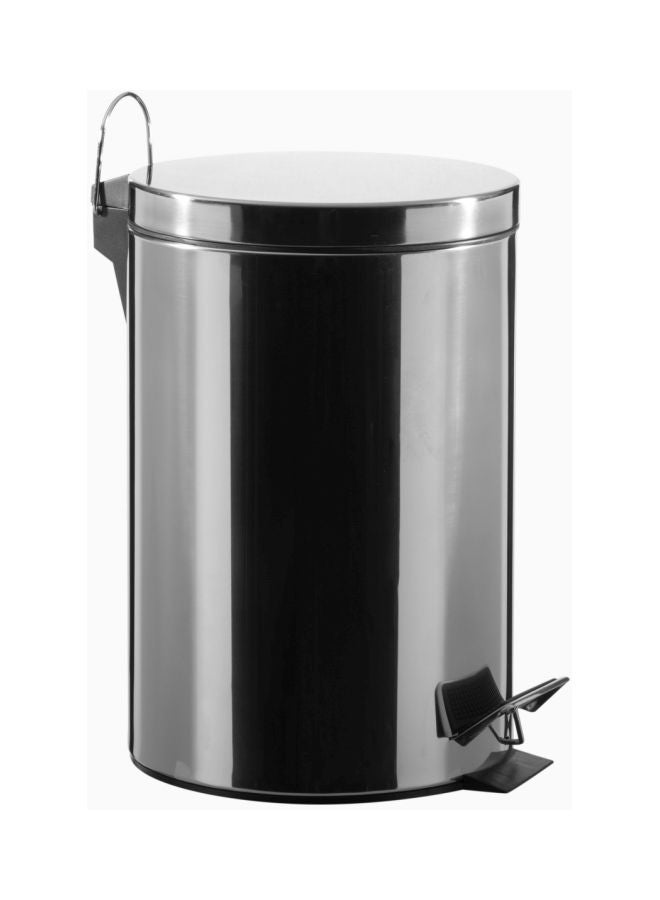 هوم بوكس سلة مهملات بدوّاسة من تمارا أسود/ فضي 12لترات - Image 2