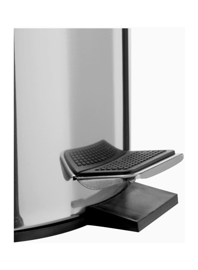 هوم بوكس سلة مهملات بدوّاسة من تمارا أسود/ فضي 12لترات - Image 4