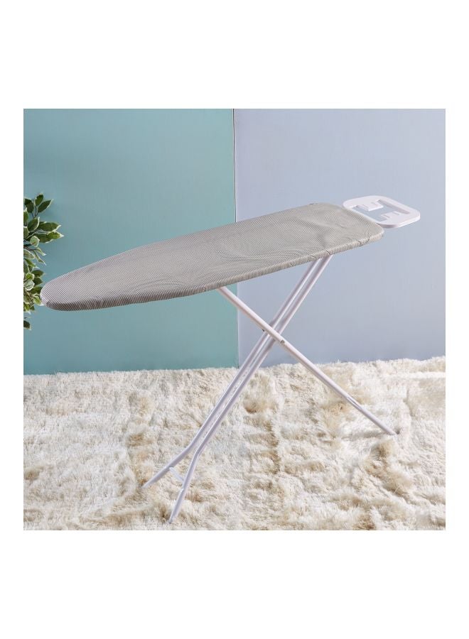 Atlanta Ironing Board With Heat Resistant Cover And Steam Iron Rest Grey/White 110x33x81cm - v1588454011/N37095243A_2