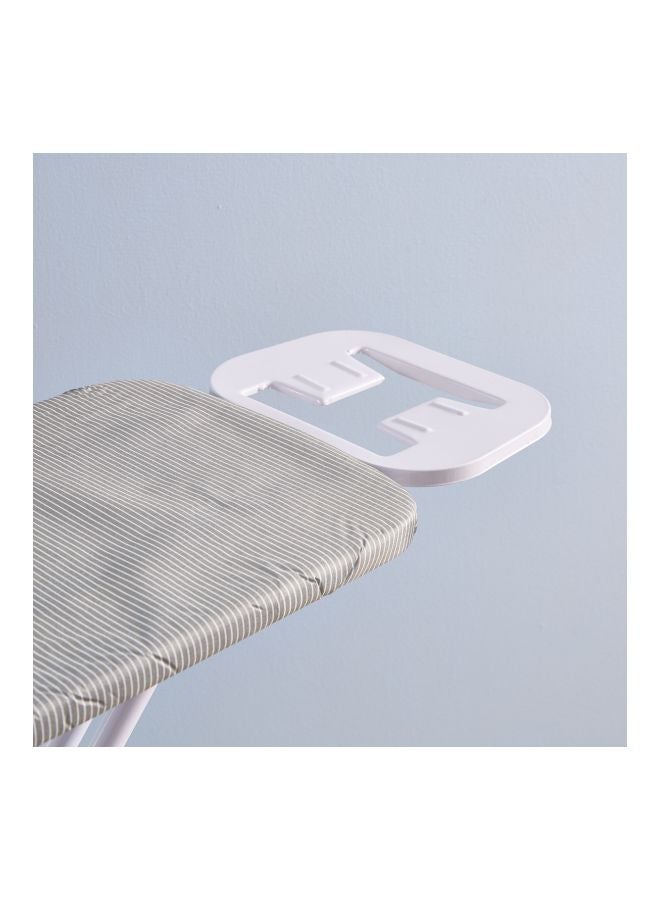 Home Box Atlanta Ironing Board With Heat Resistant Cover And Steam Iron Rest Grey/White 110x33x81cm  - Image 3