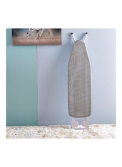 Home Box Atlanta Ironing Board With Heat Resistant Cover And Steam Iron Rest Grey/White 110x33x81cm  - Image 4