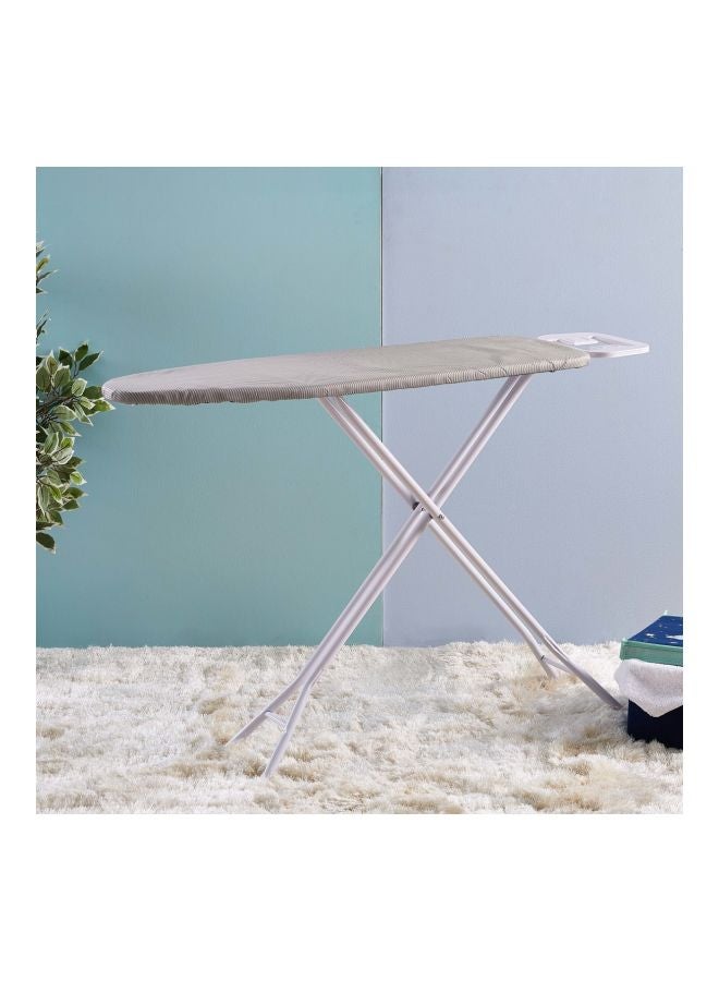 Atlanta Ironing Board With Heat Resistant Cover And Steam Iron Rest Grey/White 110x33x81cm - v1588454011/N37095243A_6