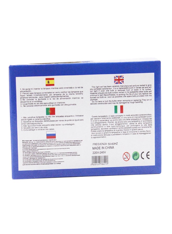 Set Of 100 LED String Decorative Light Multicolour - Image 5