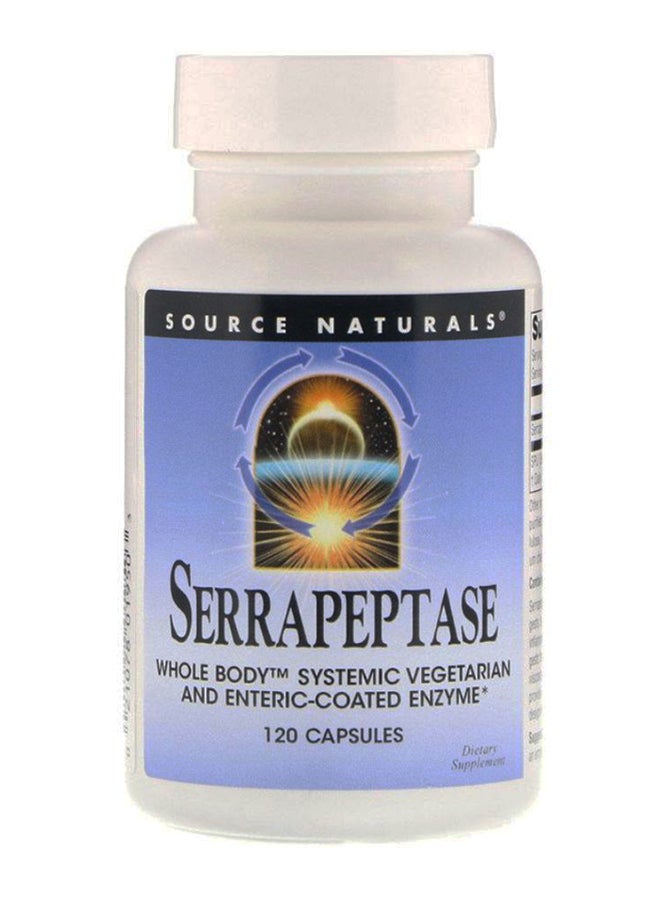 Source Naturals Serrapeptase - 120 Capsules - Image 1