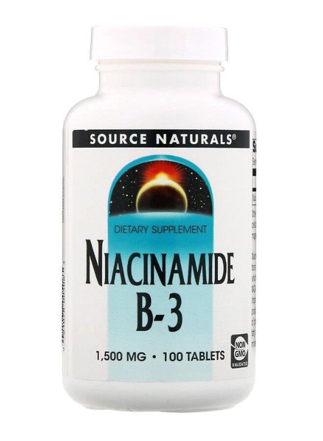 سورس ناتشورالز نياسيناميد B-3 - 100 أقراص - Image 1