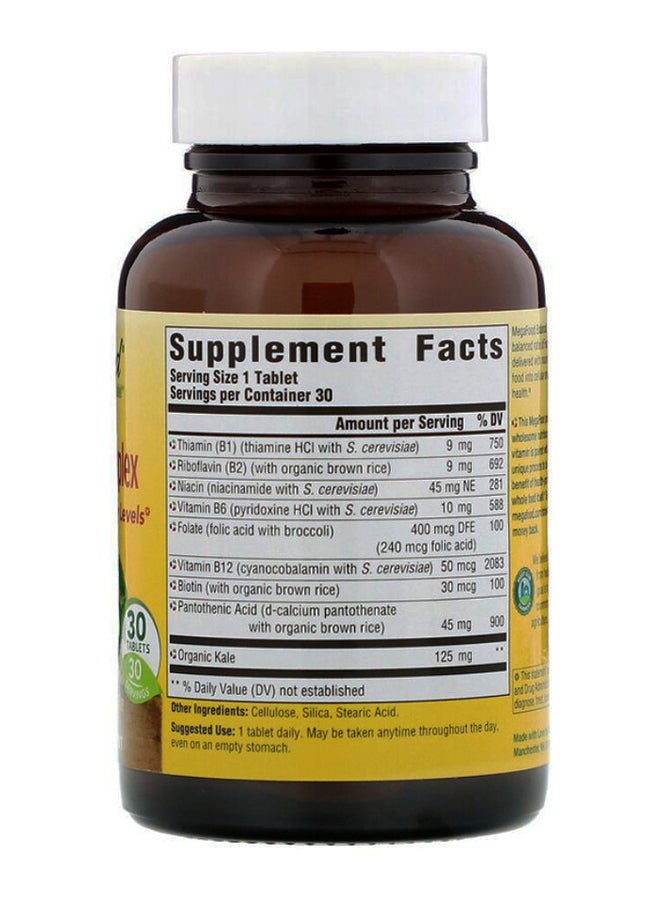 MegaFood Balanced B Complex - 30 Tablets - Image 2