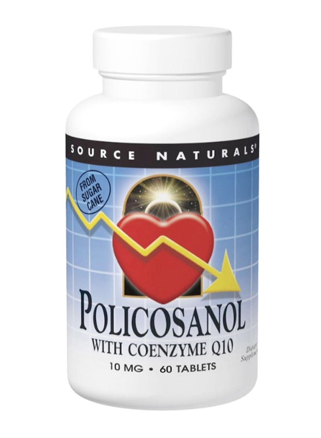 Policosanol With Coenzyme Q10 - 60 Tablets
