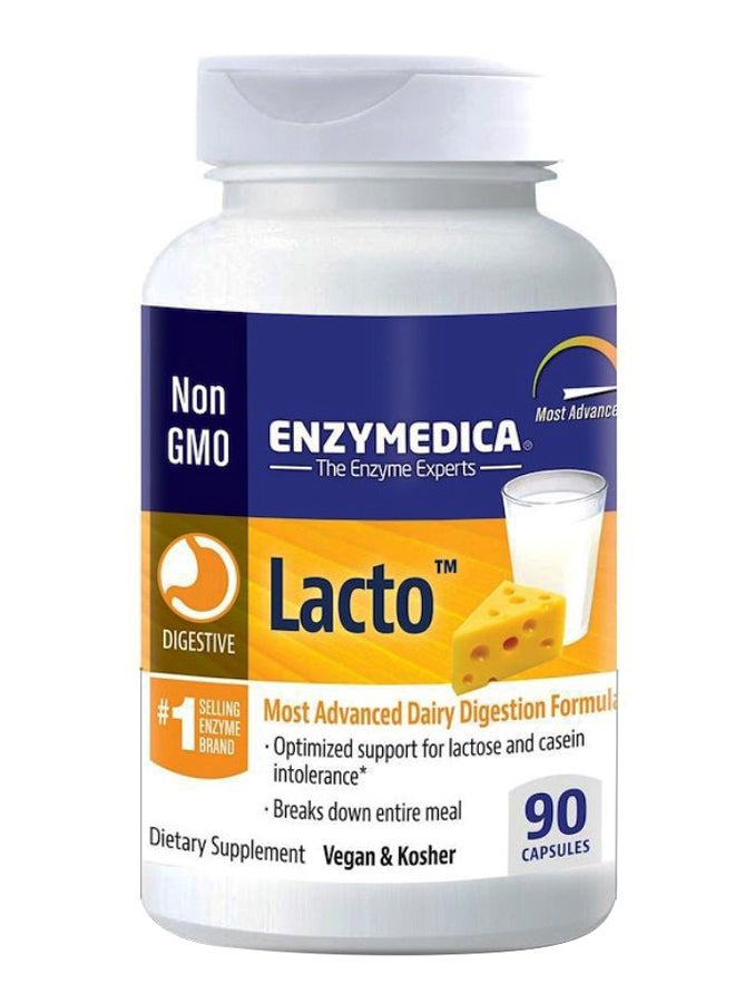 Lacto Most Advanced Dairy Digestion Formula - 90 Capsules - v1588510225/N37795588A_1