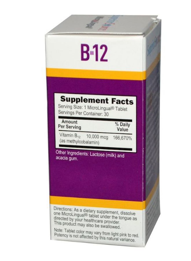 Superior Source - Methylcobalamin B12 - 30 MicroLingual Instant Dissolve Tablets - Image 1