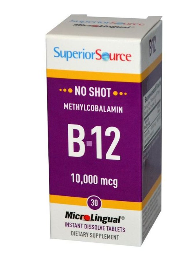 Superior Source - Methylcobalamin B12 - 30 MicroLingual Instant Dissolve Tablets - Image 1