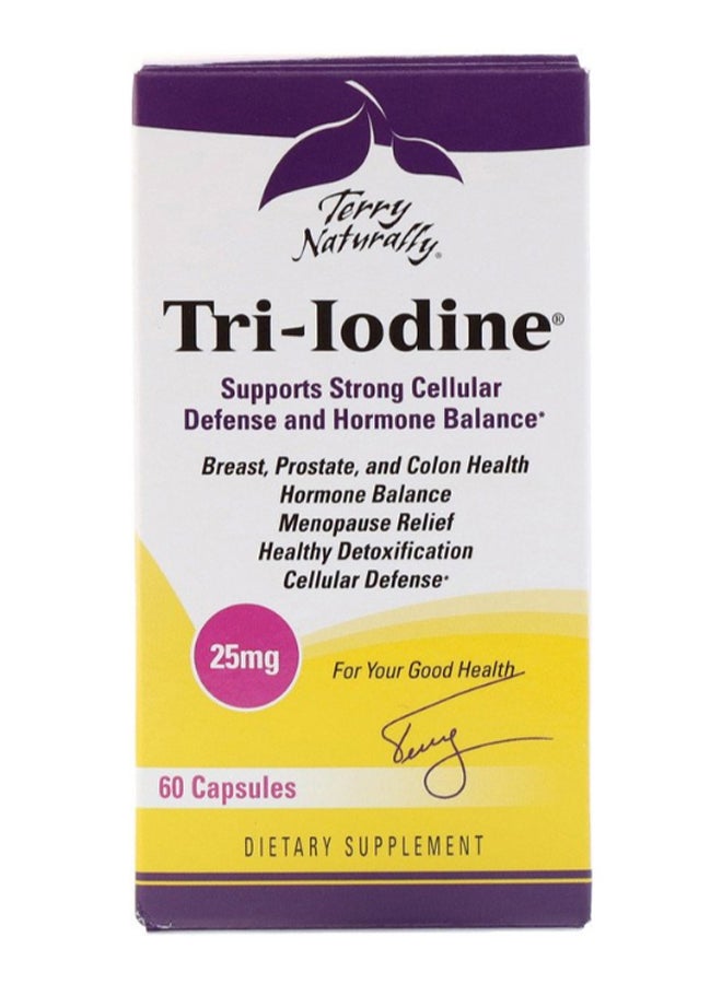 Tri-Iodine Strong Cell Defence And Harmone Balance - 60 Capsules 25 mg - Image 2