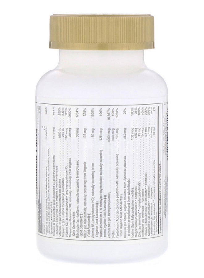 Natures Plus Source Of Life Gold Ultimate Vitamin Supplement - 180 Tablets - Image 2