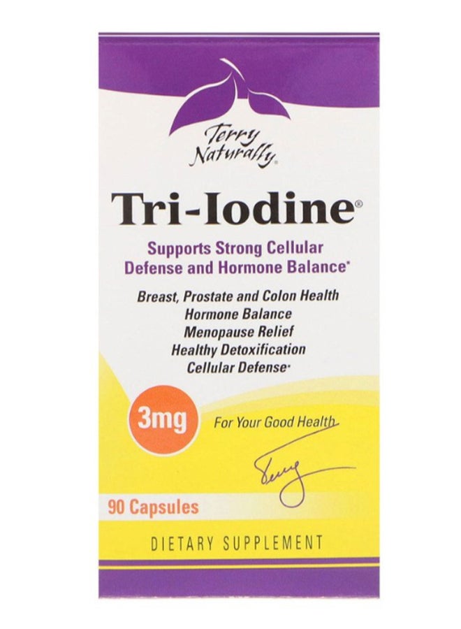 Terry Naturally - Tri-Iodine Strong Cell Defence And Harmone Balance - 90 Capsules - Image 1