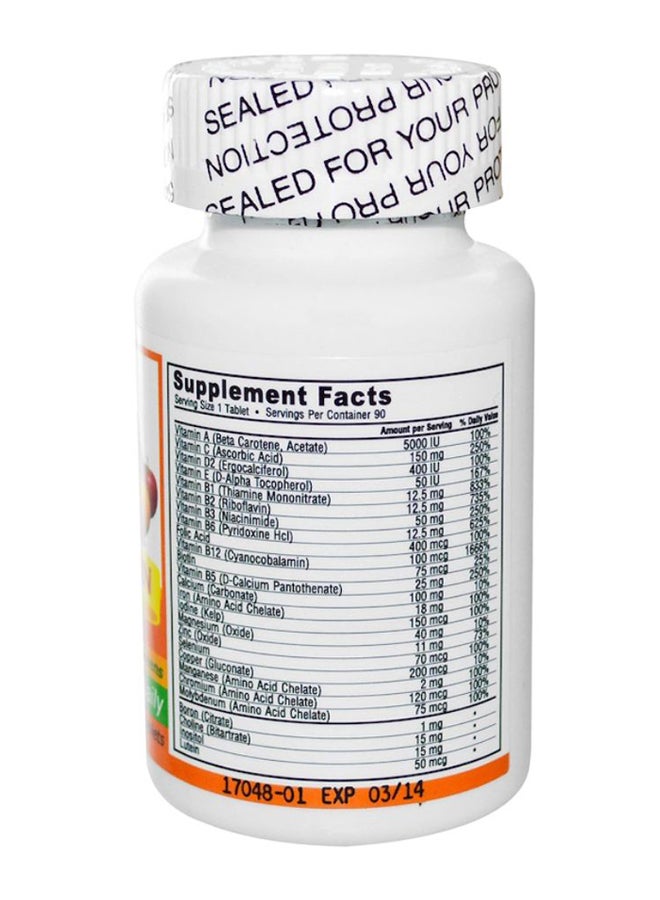 Deva Vegan Multivitamin And Mineral Supplement - 90 Coated Tablets  - Image 2