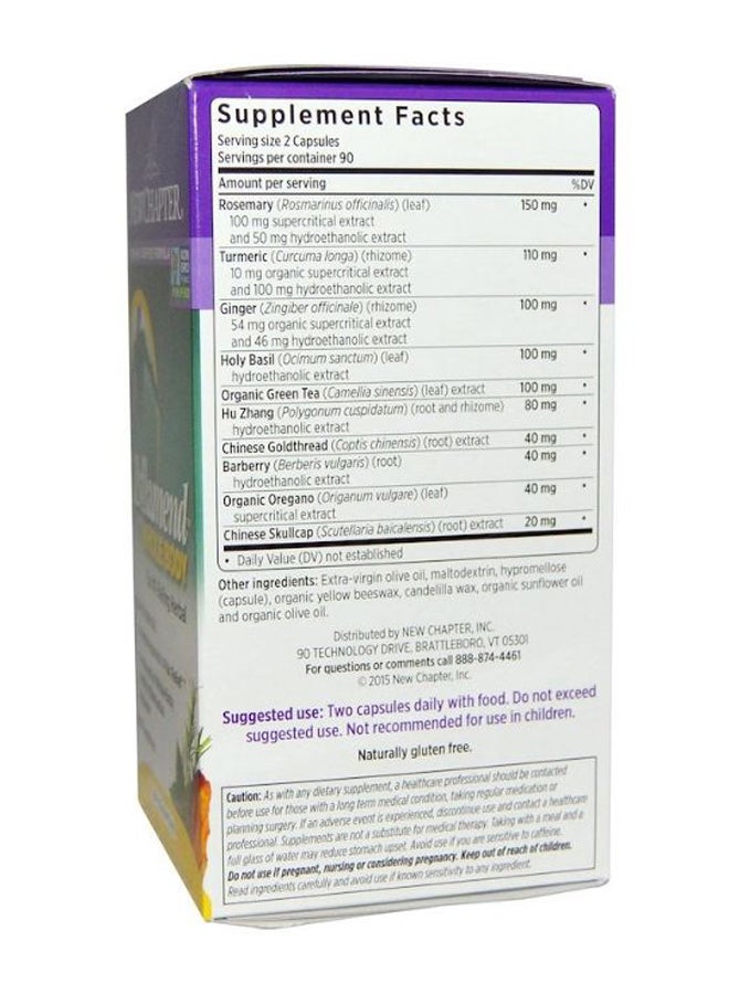 New Chapter Zyflamend Whole Body Supplement - 180 Capsules  - Image 2