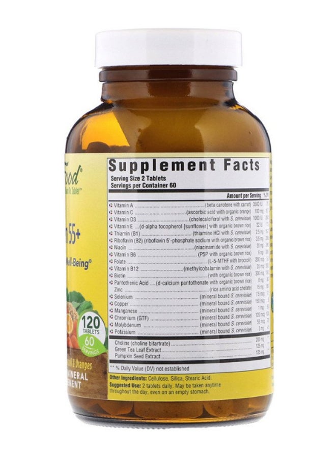 MegaFood Multi For Men 55 Plus - 120 Tablets - Image 2