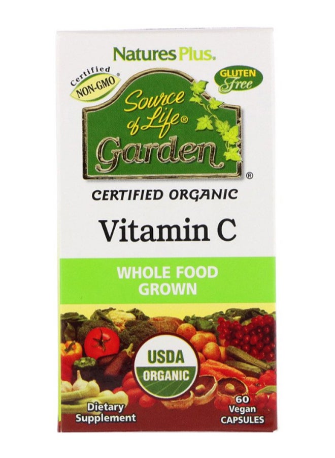 Natures Plus Source Of Life Garden Vitamin C - 60 Capsules - Image 2