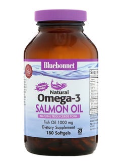 Bluebonnet Nutrition Natural Omega 3 Salmon Oil - 180 Softgels  - Image 1