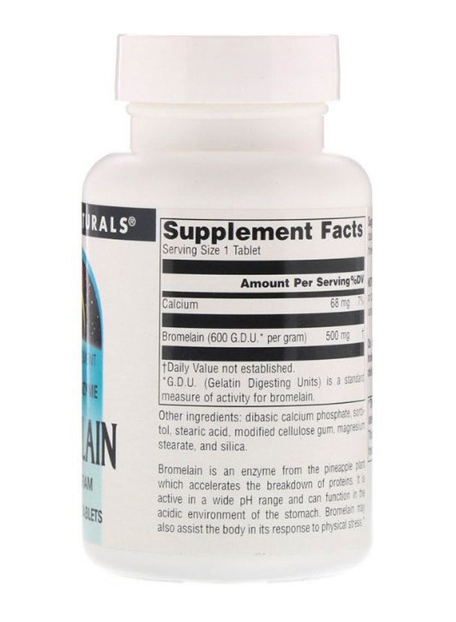 Source Naturals - Pineapple Enzyme Bromelain Dietary Supplement - 120 Tablets - Image 1