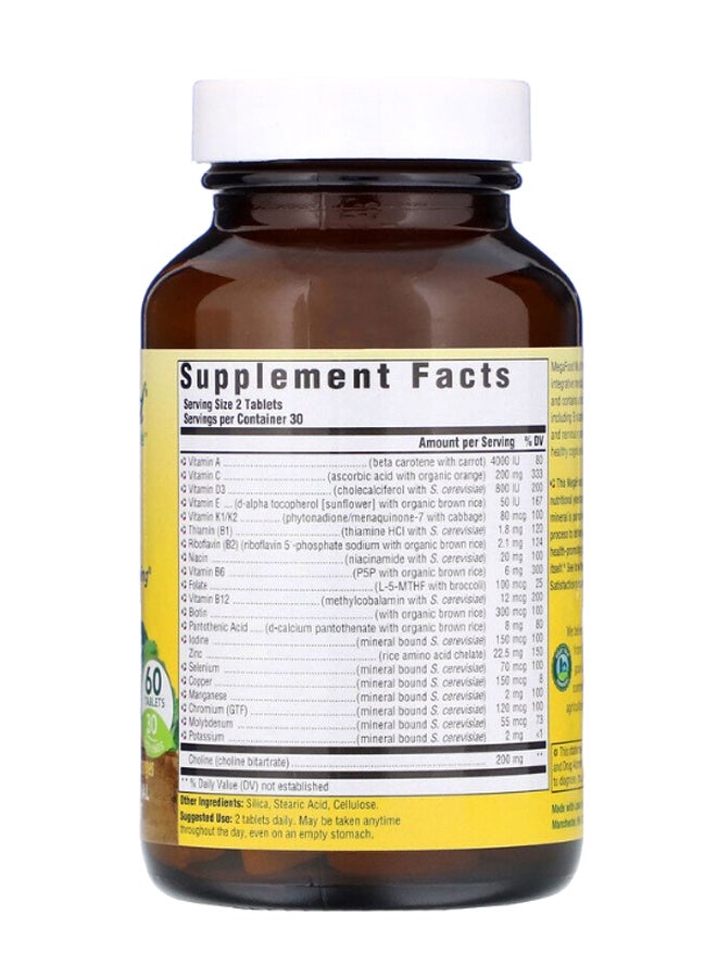 MegaFood Multi For Men - 60 Tablets - Image 2