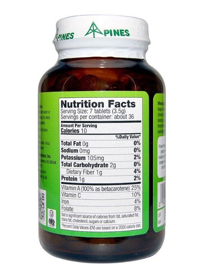 Pines International Wheat Grass Dietary Supplement - 250 Tablets - Image 2