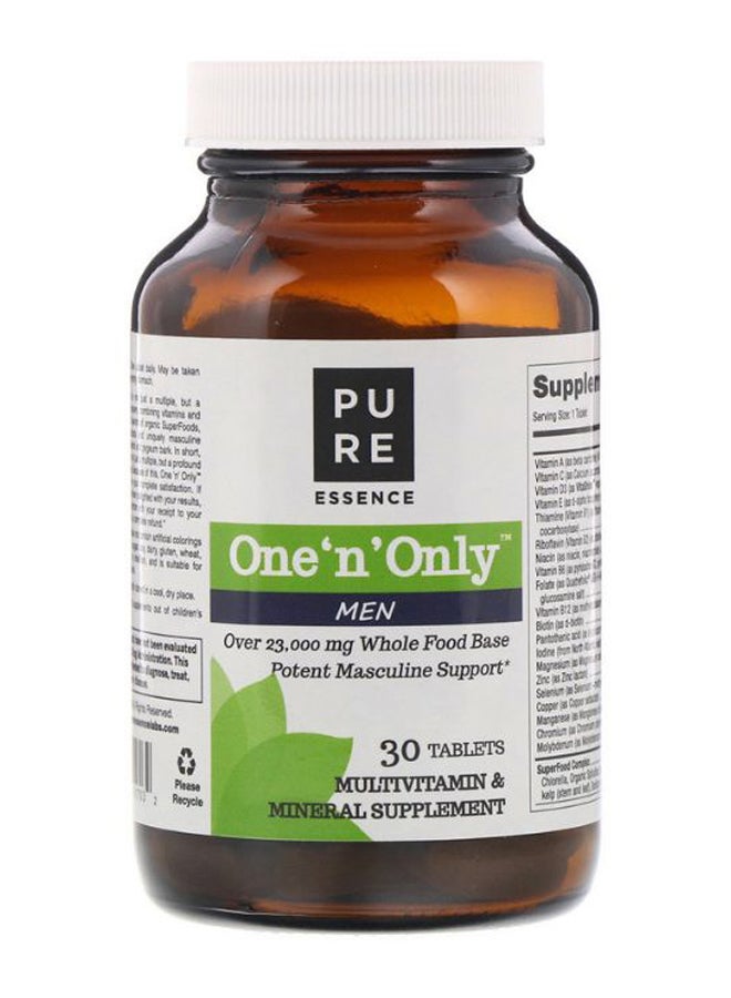 بيور إسينس وان إن أونلي بالفيتامينات والمعادن المتعددة - يحتوي على 30 قرص - Image 1