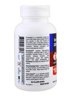 ENZYMEDICA SerraGold High Potency Serrapeptase - 120 Capsules  - Image 3