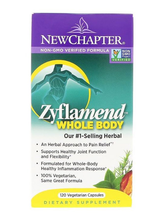New Chapter - Zyflamend Whole Body Supplement - 120 Capsules - Image 1