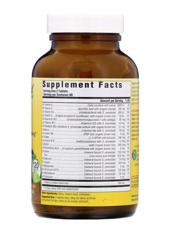 MegaFood Multi For Men - 120 Tablets - Image 2
