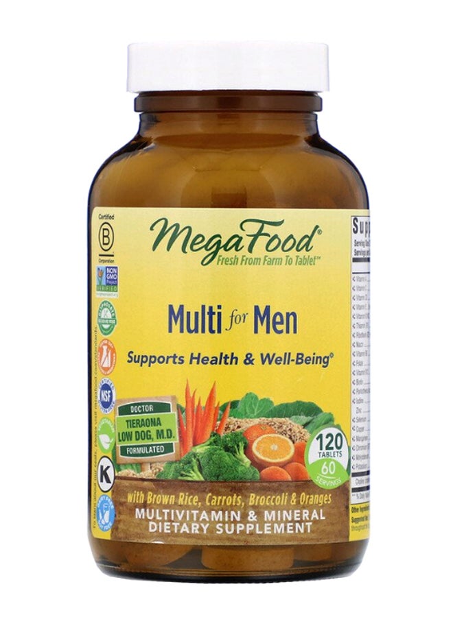 MegaFood Multi For Men - 120 Tablets - Image 1