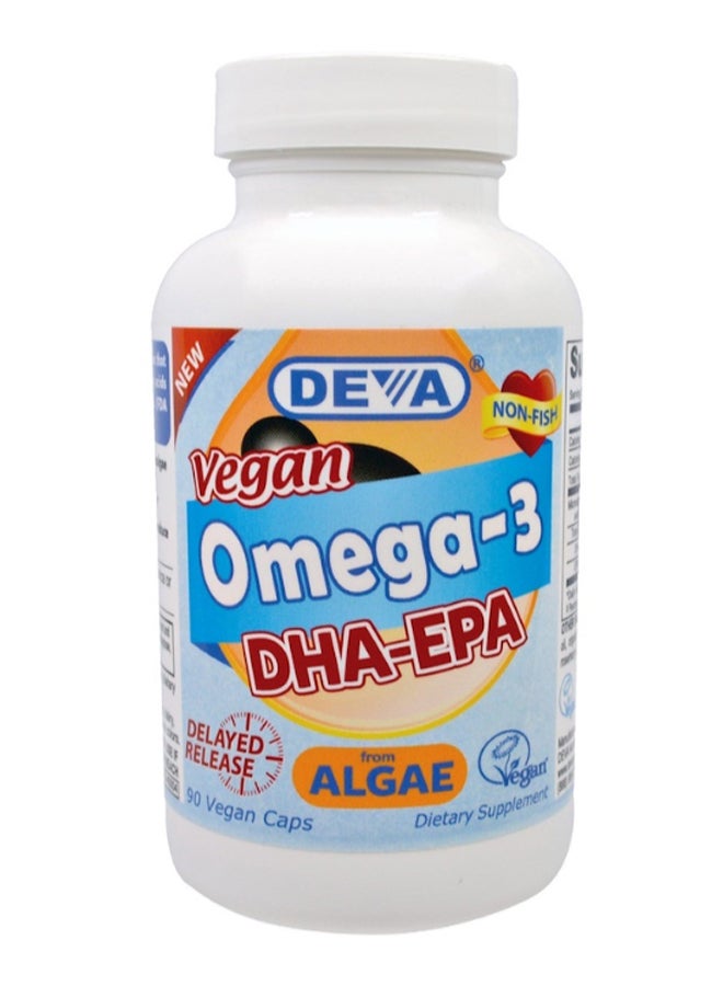 Deva Vegan Omega-3 DHA-EPA - 90 Capsules - Image 1