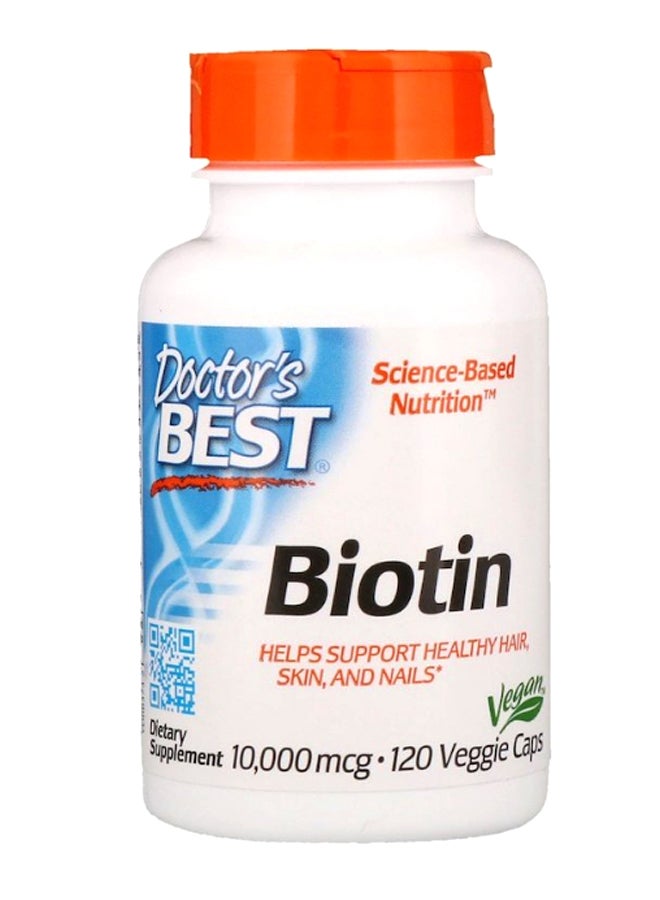 Doctor's BEST Biotin - 120 Capsules  - Image 1