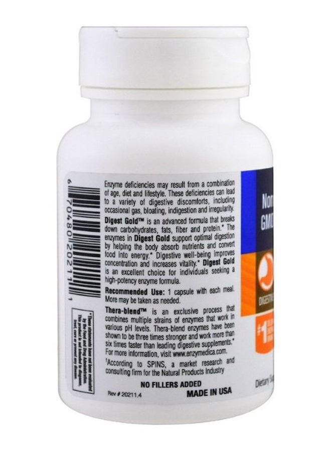 ENZYMEDICA - Digest Gold With ATPro Supplement - 45 Capsules - Image 1