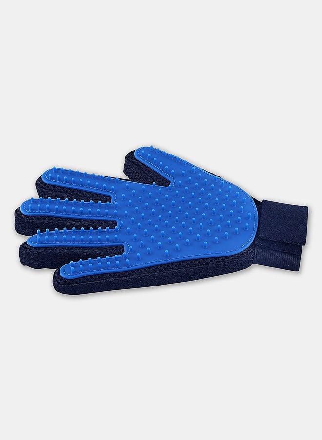 Generic 2-Piece Pet Grooming Gloves Blue/Black - Image 1