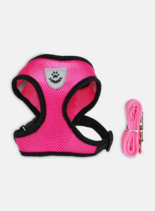Generic Chest Straps And Mesh Vest Pink/Black 57x38centimeter  - Image 1