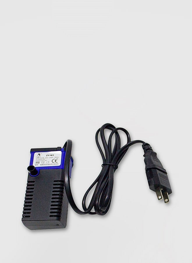 ZHIYANG 3 In 1 Aquarium Internal Oxygen Enlarger Filter Black/Blue - Image 1