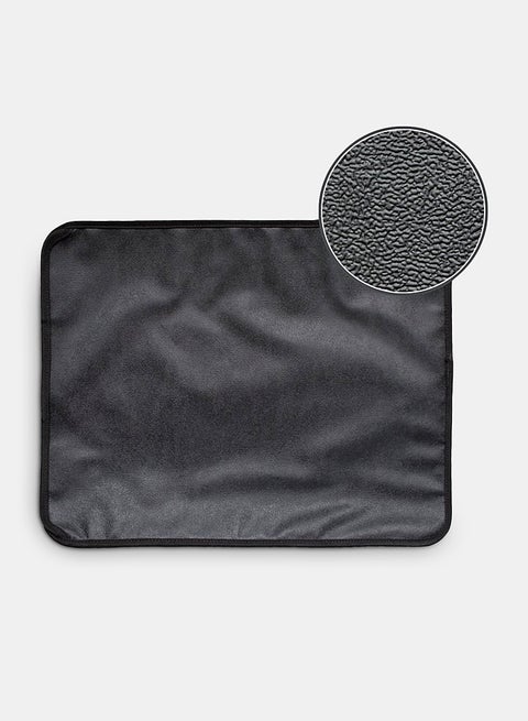 Double-Layer Waterproof Litter Trapping Mat Black