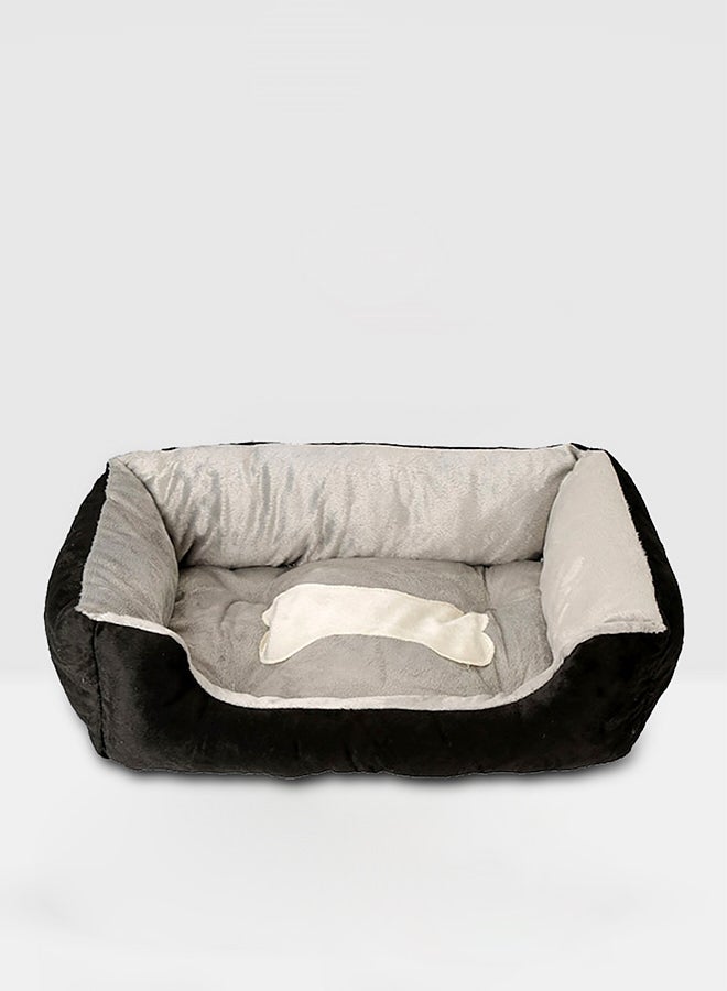 وسادة سرير للحيوانات الأليفة أسود - Image 1