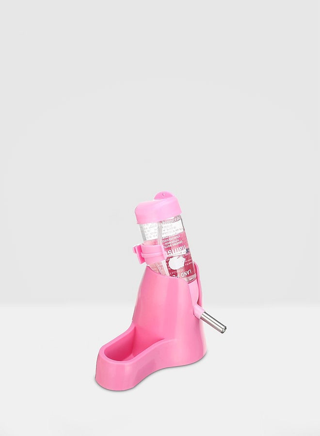 Pet Water Bottle Pink/Clear 80ml - Image 1