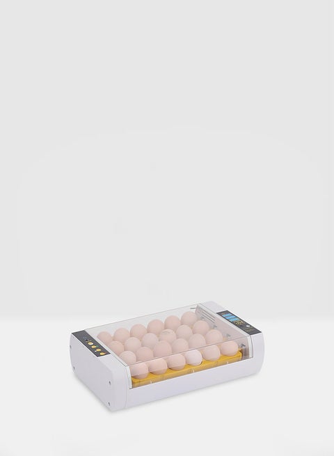 24-Eggs Automatic Egg Incubator Clear/White