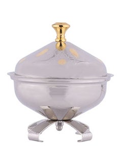 Alsaif Al Saif Date Bowl Nickel / Gold Large  - Image 1