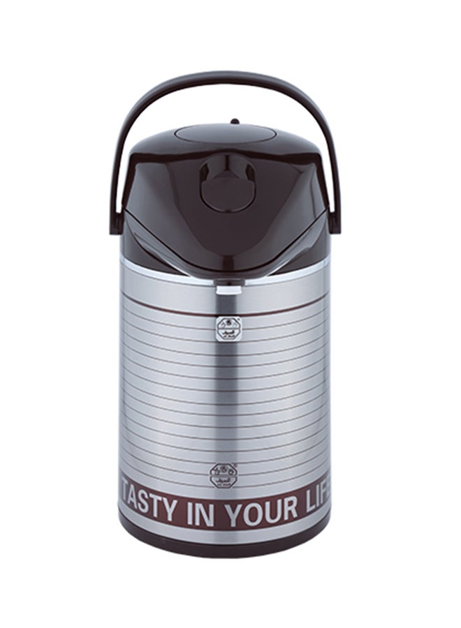 Elegant Coffee And Tea Vacuum Flask Silver/Black - Image 1