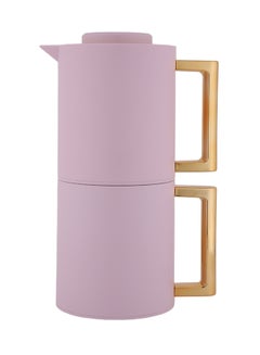 Deva Al-Saif Co Deva 2 In 1 Coffee And Tea Vacuum Flask Light Pink, Gold 0.5Liters  - Image 1