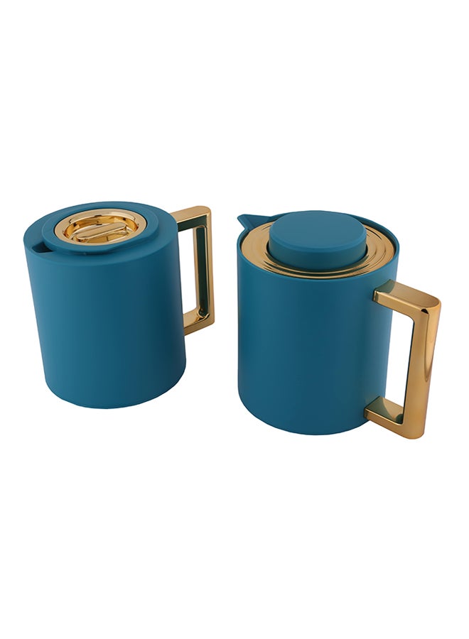 Deva 2-In-1 Coffee And Tea Vacuum Flask Blue 0.5Liters - Image 2