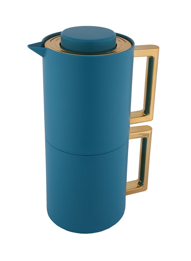 Deva 2-In-1 Coffee And Tea Vacuum Flask Blue 0.5Liters - Image 4