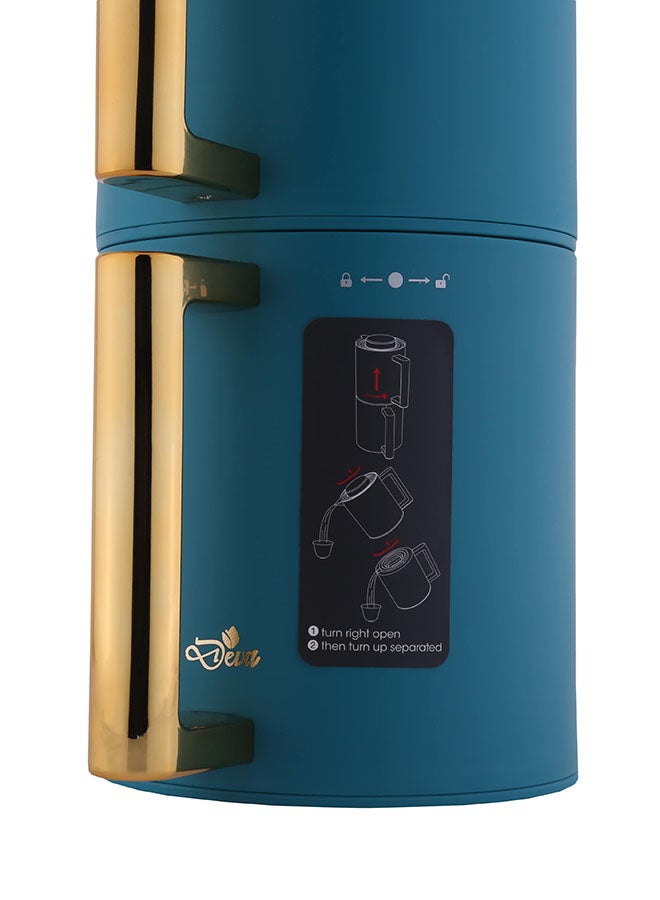 Deva 2-In-1 Coffee And Tea Vacuum Flask Blue 0.5Liters - Image 3