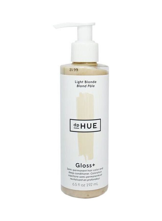 Gloss+ Semi-Permanent Hair Color And Deep Conditioner Light Blonde 192ml - v1588546010/N37797916A_1